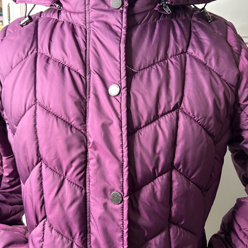 St. John's Bay Women's Plum Puffer Jacket - Picture 2 of 13